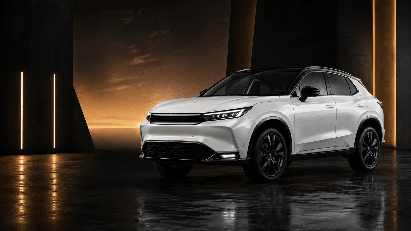 SUV premium putih